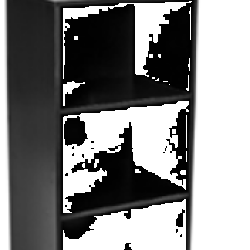 LIBR/SCAFF NERO ART. 4126002 MIS: 40X30X80H.