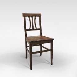SEDIA SILVIA F.DO LEGNO NOCE SED594T