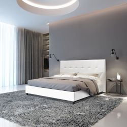 LETTO TORONTO PRONTOLETTO 160X190 S/RETE BIANCO LET614