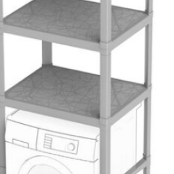 SCAFFALE SOPRALAVATRICE SABBIA 75X60X H.184 ART.60021