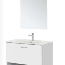 COMP. SOSP. 80CM 1CASS+VANO GIORNO BIANCO