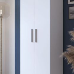 ARMADIO MULTIUSO CM 60X35 H. 180 ROVERE SBIANCATO MB6519