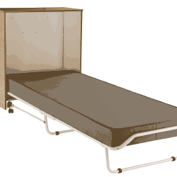 MOBILE LETTO PISOLO OLMO CON MATERASSO 251/080