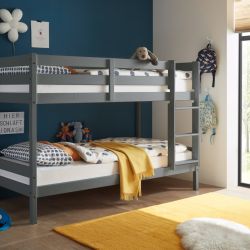 LETTO CASTELLO LEGNO PINO GRIGIO MOD. 56905C0W S/RETE L.207