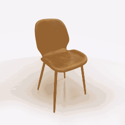 SEDIA VANNA TESSUTO VINTAGE CUOIO SED1228