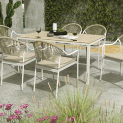 SET GIADINO RODI 1 TAV + 6 SEDIE ART. 761/41 MIS. L.150 P.72.5