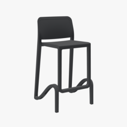 SGABELLO GIANO DA 65 NERO