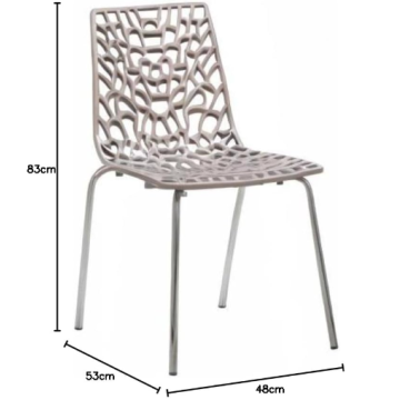 SEDIA GROOVE GRIGIO PERLA