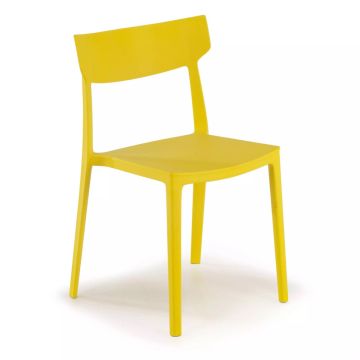 SEDIA RESINA AMALFI SENAPE