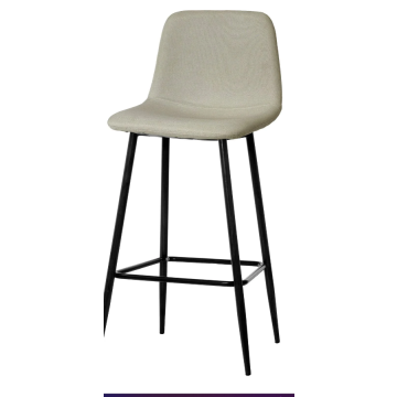 SGABELLO FISSO TESSUTO BEIGE ART 686851 MIS. 43x40H103