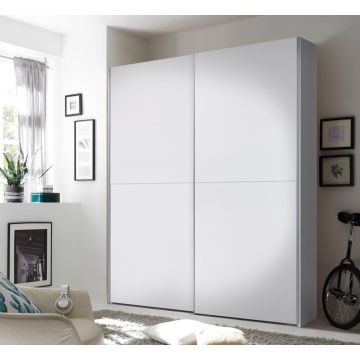 ARMADIO 2 ANTE SCORR. BIANCO MOD. 58081R62 L.170 P.57 H.195 CM