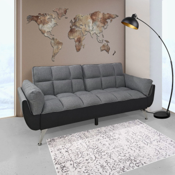 DIVANO LETTO CARLO GRIGIO DL8237