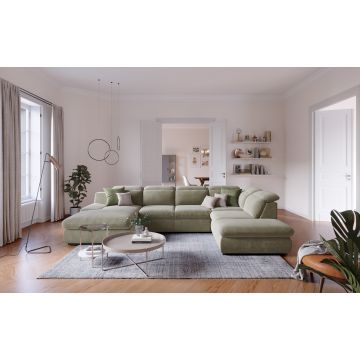 LORENA DIVANO LETTO ANGOLO PENISOLA DX C/2CONT.