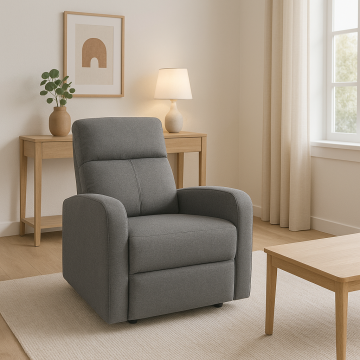 Poltrona relax Giada recliner manuale grigio