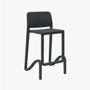 SGABELLO GIANO DA 65 NERO