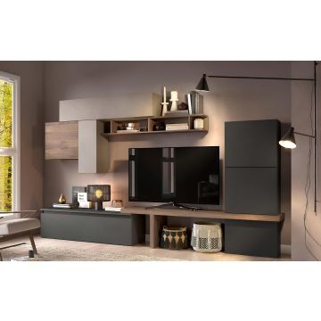 SOGGIORNO MODERNO INFINITY ARGILLA LAVA MERCURE
