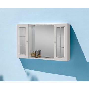 Specchio bagno Tiziana 2 ante luci led