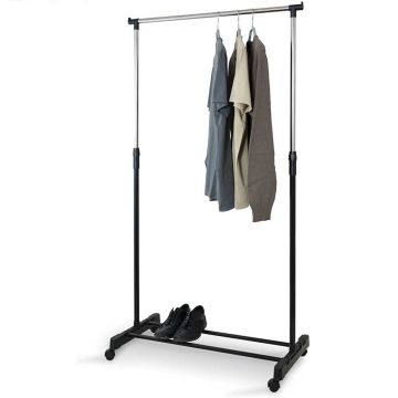 STAND APPENDIABITI ESTENSIBILE SINGOLO CON RUOTE