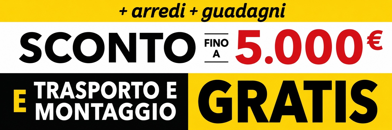 Promozione più arredi più guadagni