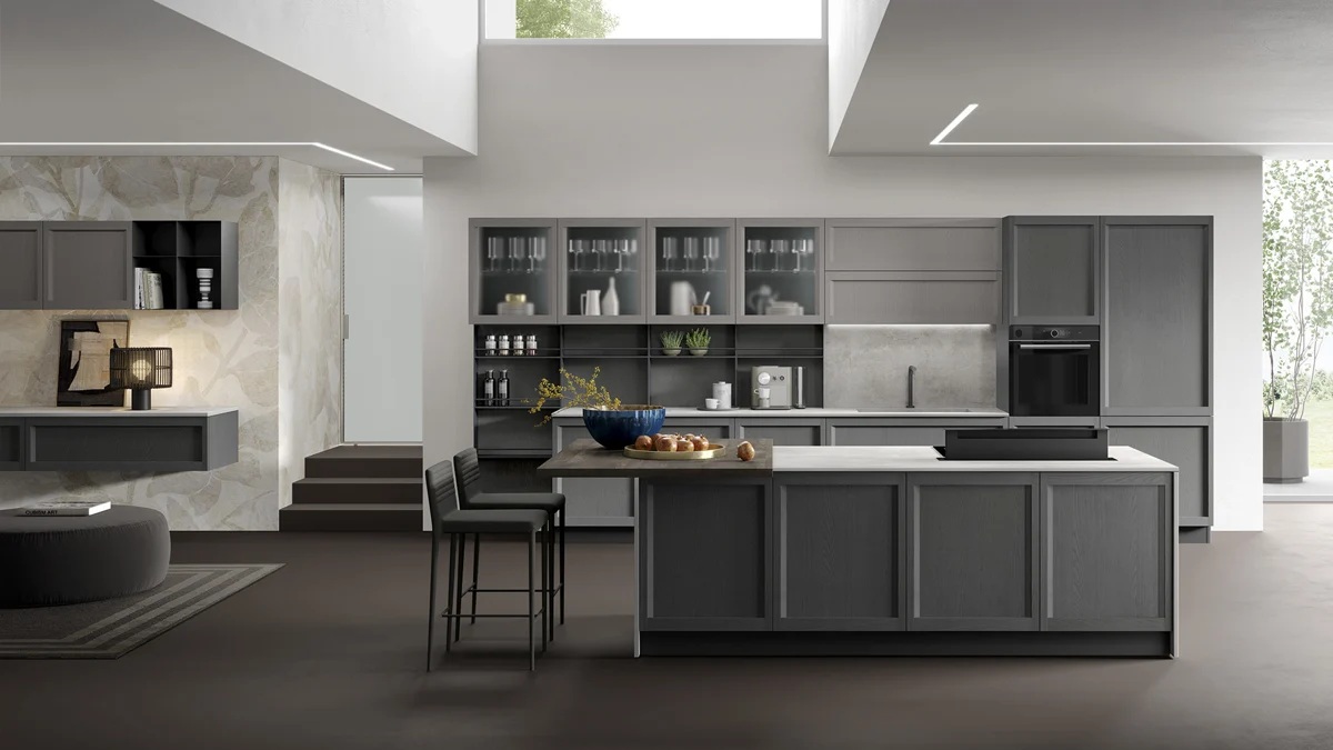Cucina componibile moderna Lea