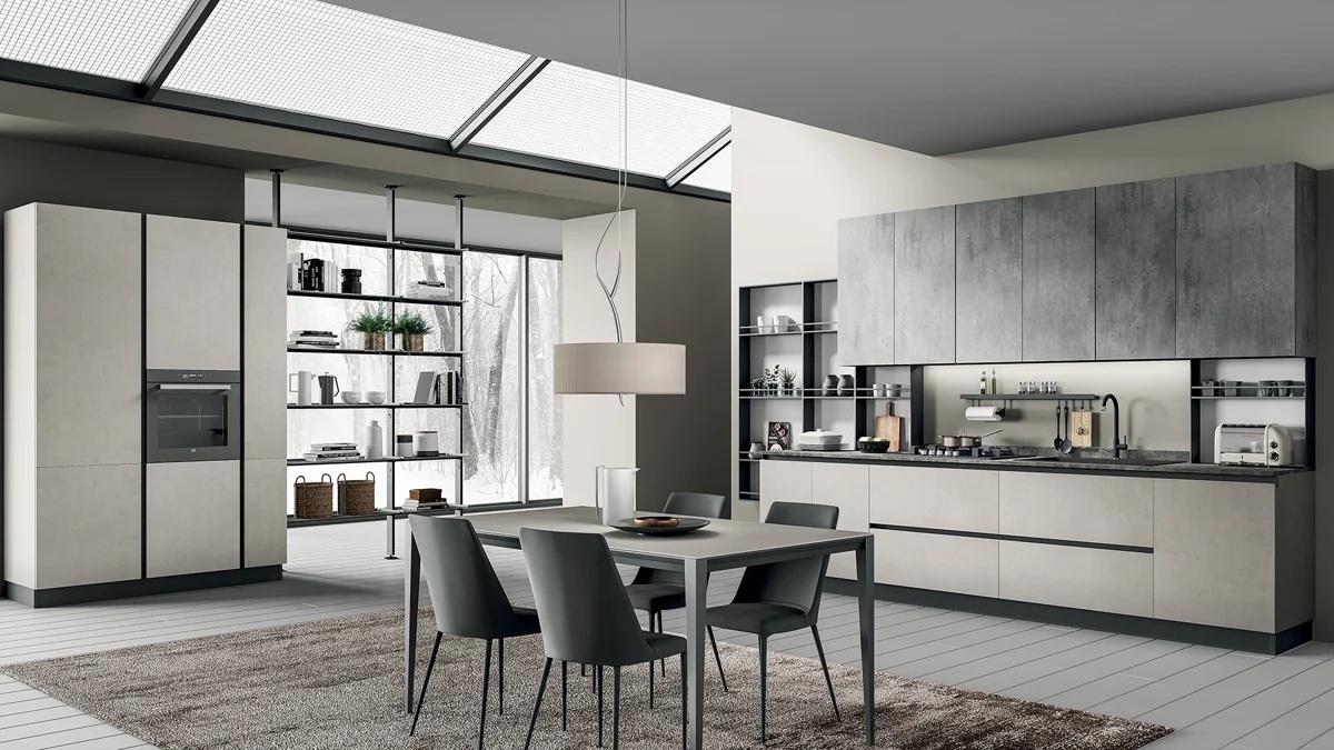 Cucina componibile moderna Pop