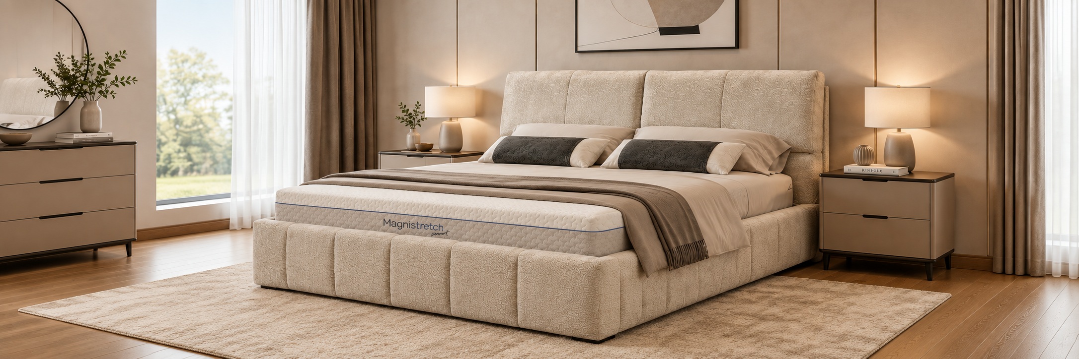 Letto Paco con contenitore e poggiatesta regolabili