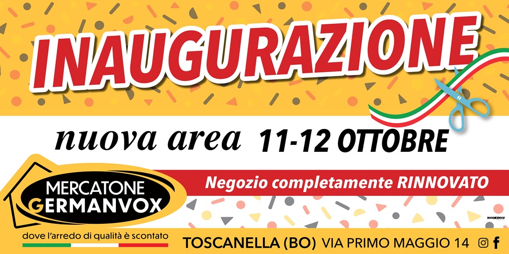 Mercatone Germanvox inaugurazione nuova area
