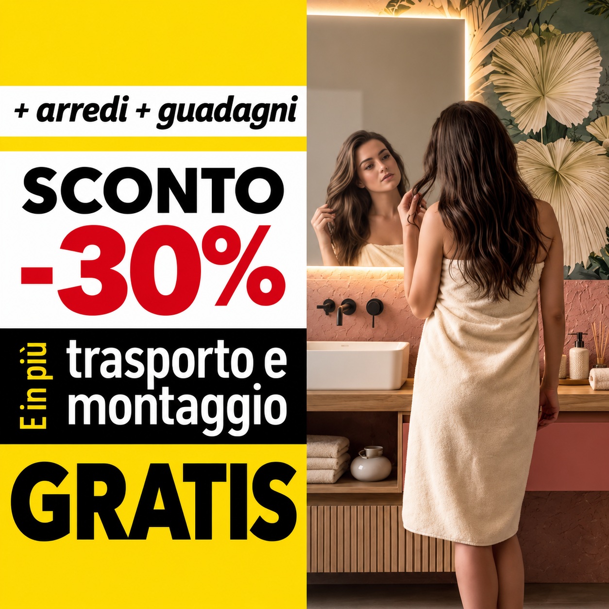 Sconto 30 e trasporto e montaggio gratis
