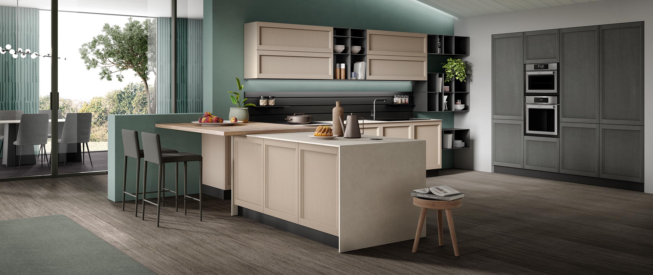 Cucina componibile moderna Lea